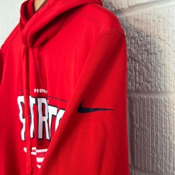 Nike Therma Dri-FIT New England Patriots NFL Performance Pullover Hoodie Small - Picture 6 of 9